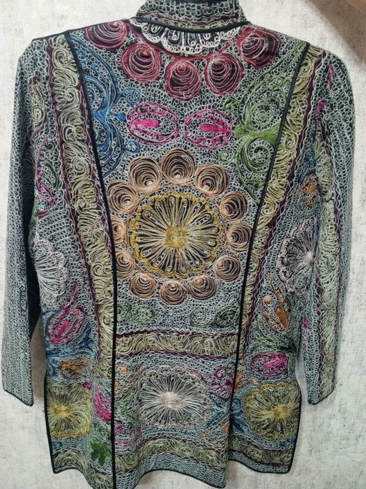 Кардиган, ручная работа