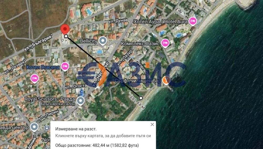 Продава се Едностаен апартамент в с. Равда, Област Бургас - 37 кв.м за 1488 €/кв.м - Снимка #12