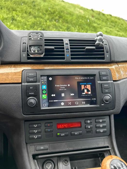 Navigatie BMW E46 cu Carplay si Android Auto 4GB RAM