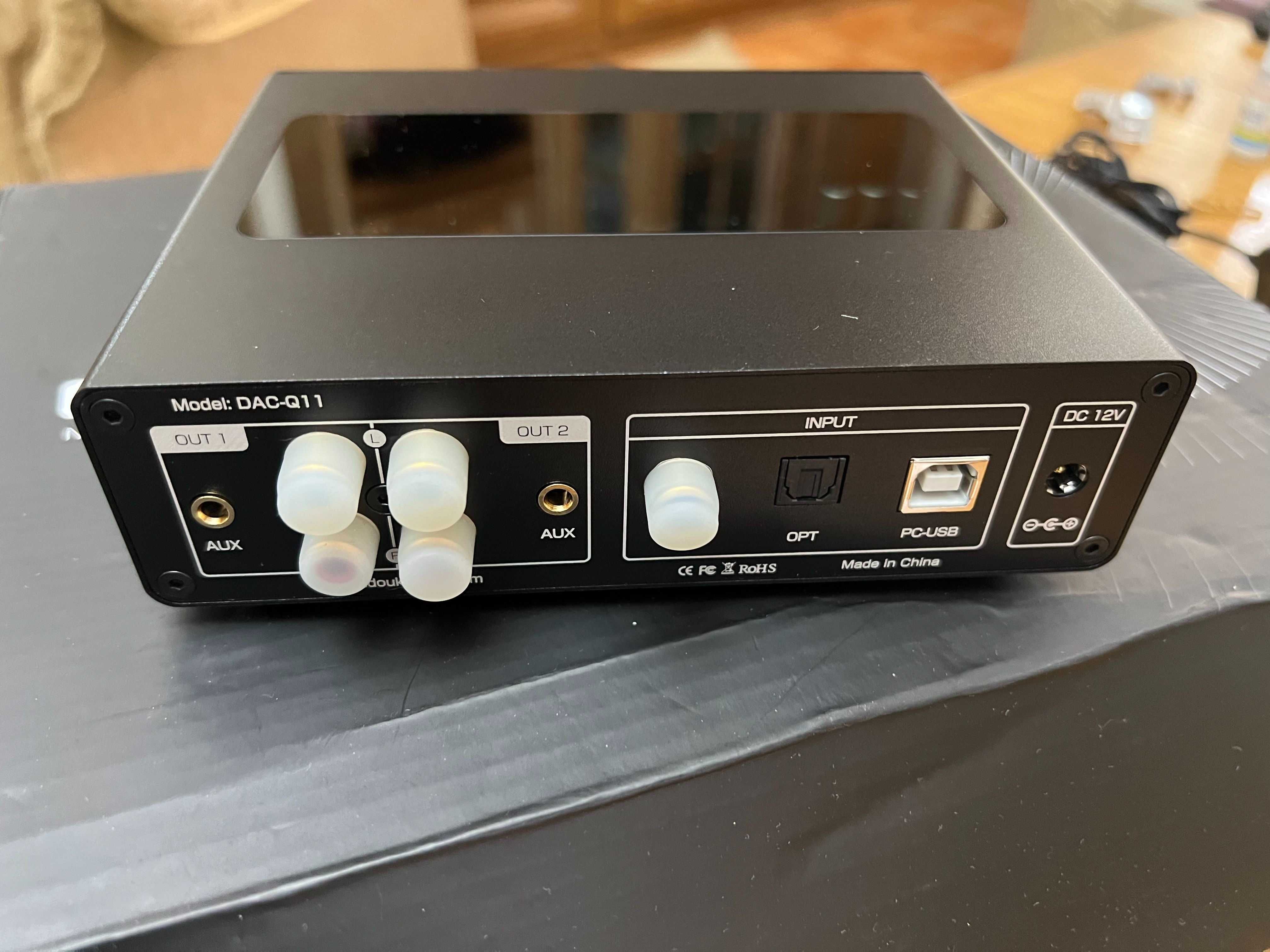 DOUK AUDIO DAC Q11 цап с чипами AK4493+ESS9038Q2M