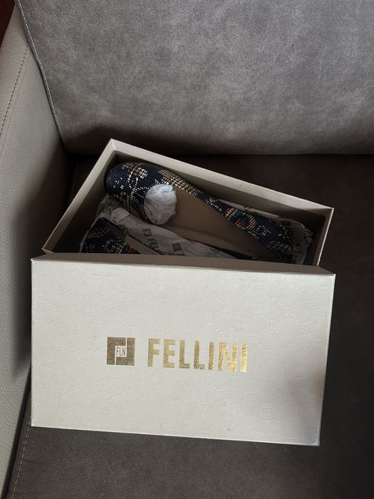 Кожени балетни обувки fellini 38