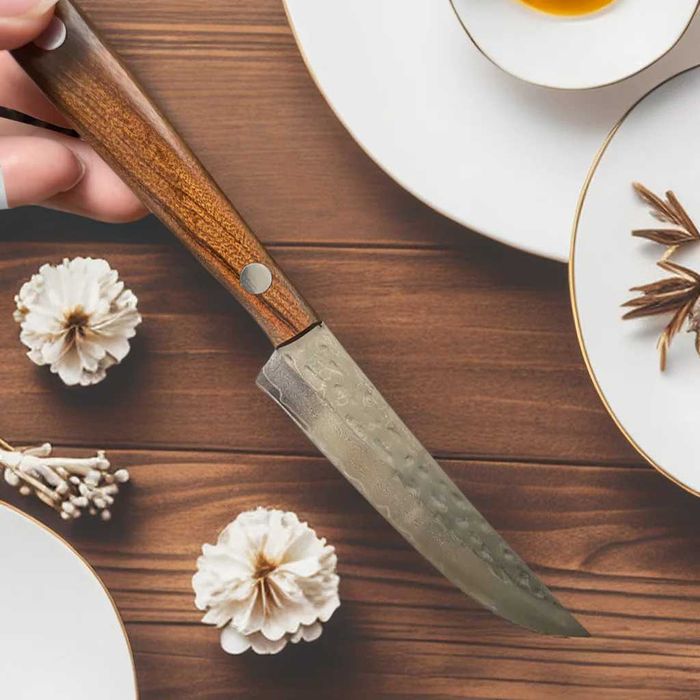 Cutit Japonez de bucatarie din otel Damasc forjat cu 67 de straturi