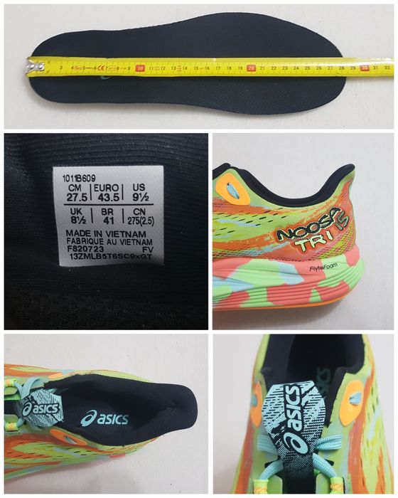 Pantofi ASICS Noosa Tri 15, alergare, multicolor, sport, Nr. 43.5 EU