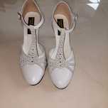 Pantofi mireasa cu cristale, marime 37