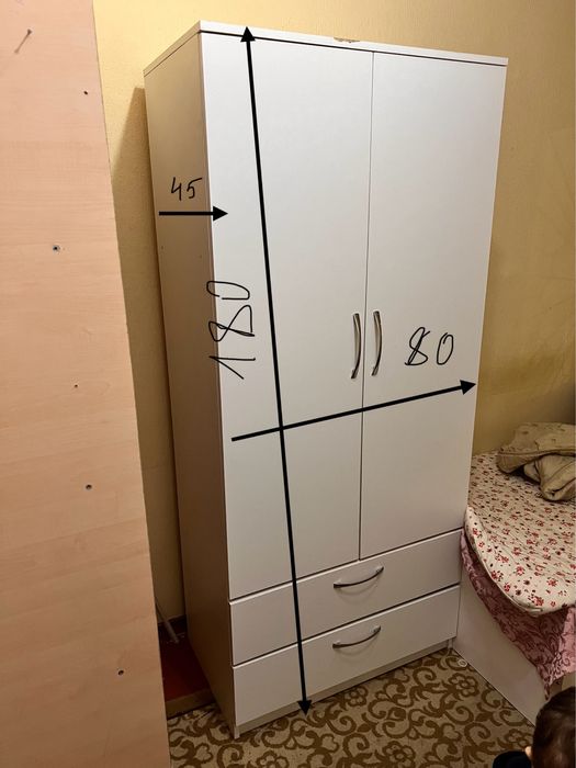 Продам шкафчики разных размеров б/у 5000тг