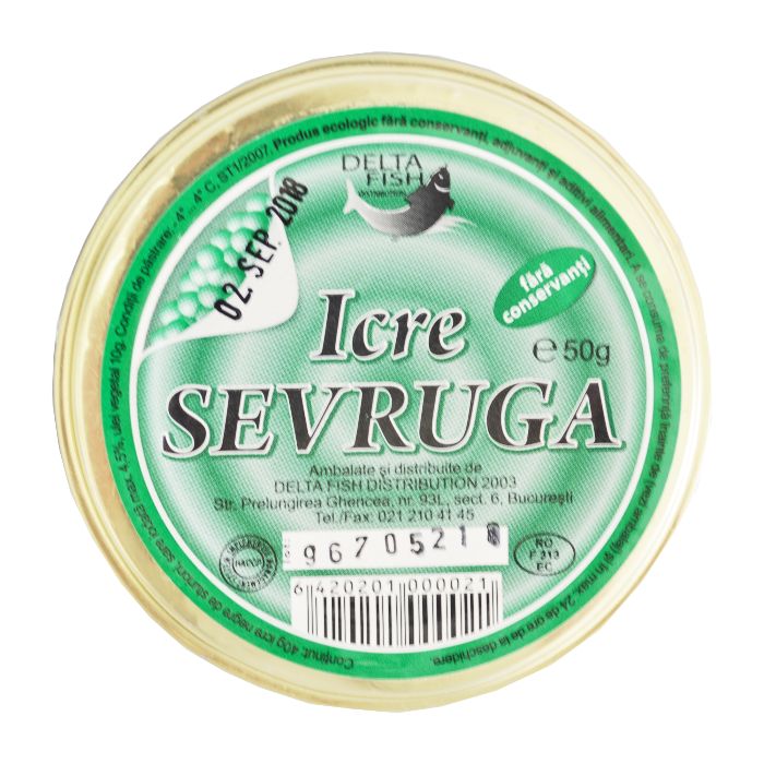 Icre Negre Caviar Sevruga 50gr, 100gr
