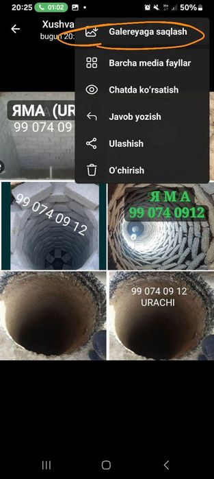 ЯМА urachi oʻra tiransha padval yomkis ishlarini amalga oshramiz