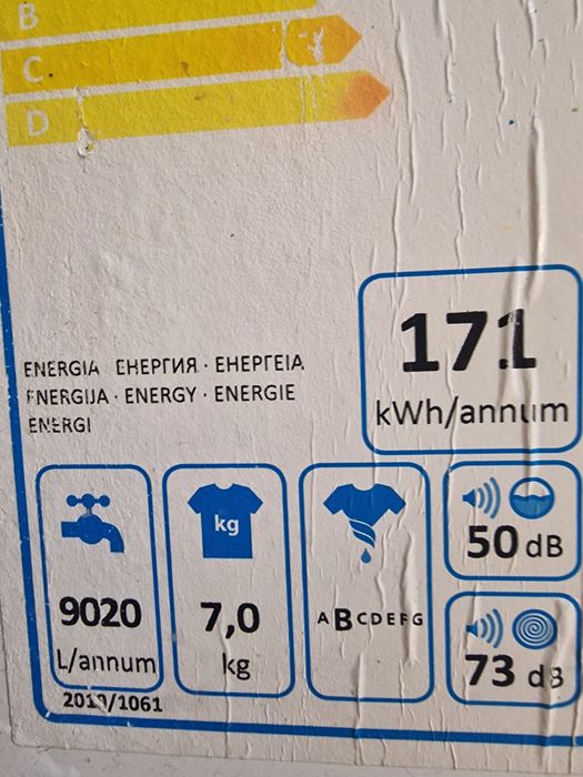 Masina de spalat BEKO capacitate 7KG 1400 Rtm