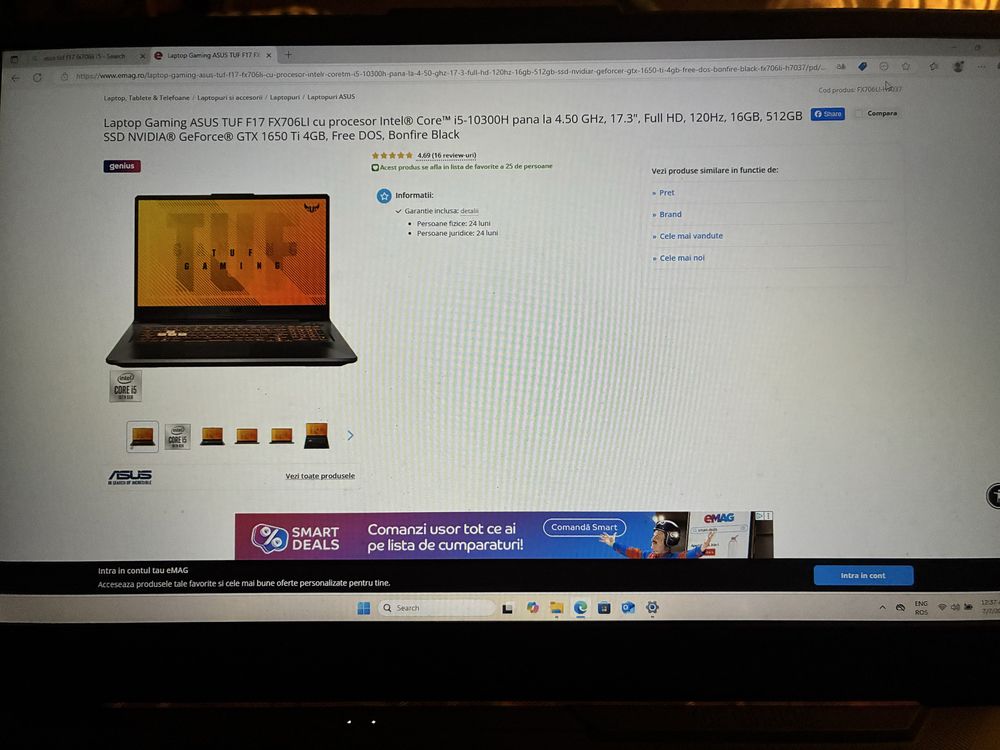 Laptop Gaming Asus TUF F17