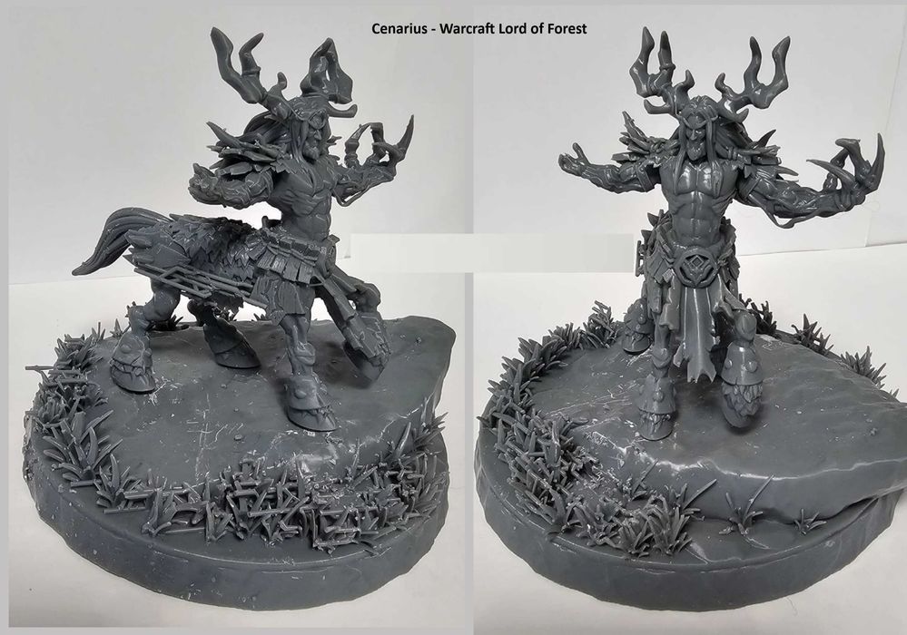 Figurine machete print 3D, Star Wars, Dungeons and Dragon, Warcraft