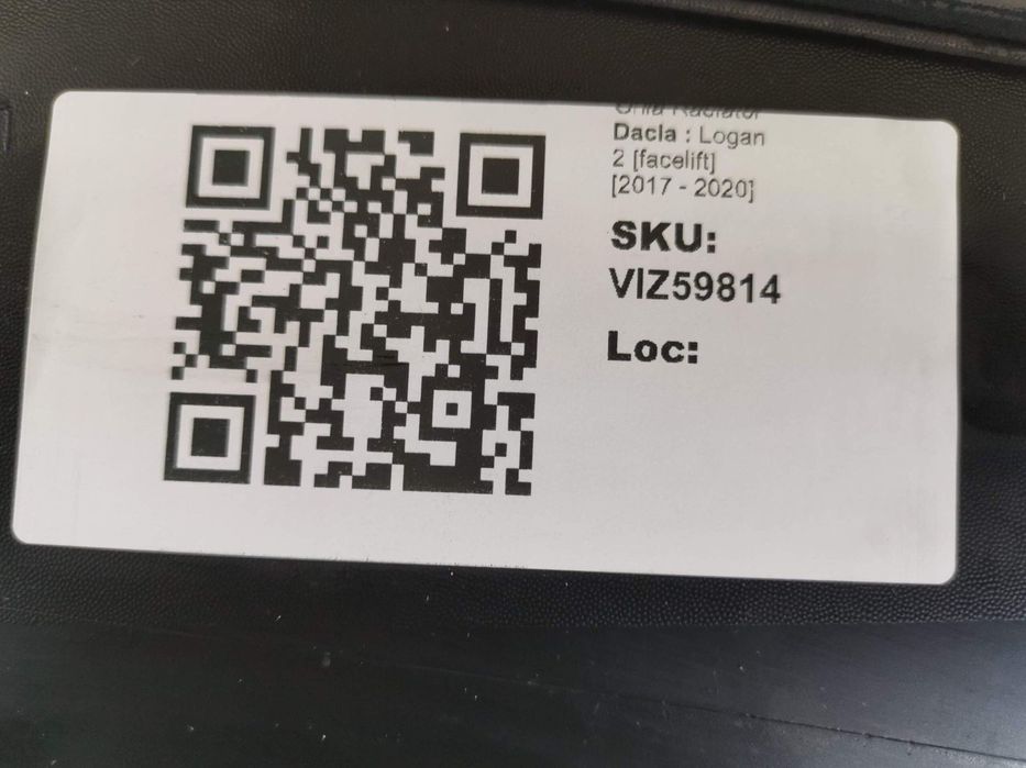 Grila Radiator Dacia  Logan 2 facelift 2017 2018 2019 2020 Originala I