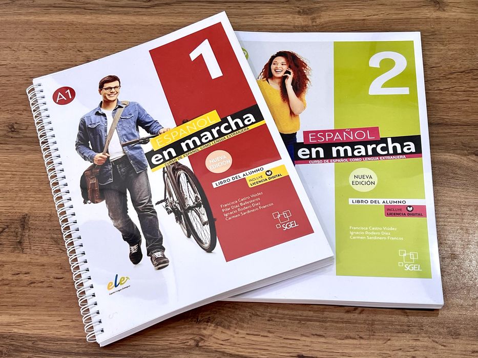 Español en marcha Nueva edición 1-2 Учебники испанского Новое издание