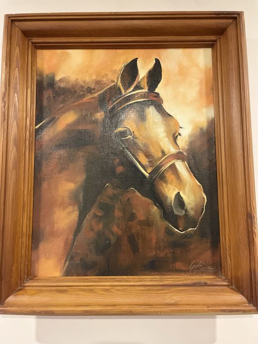 Картина  на кон  с рамка