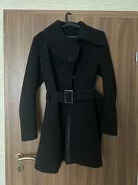 Черно вълнено палто Andrews