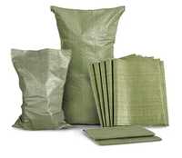 Мешки зеленые для строительного мусора, для отрубей