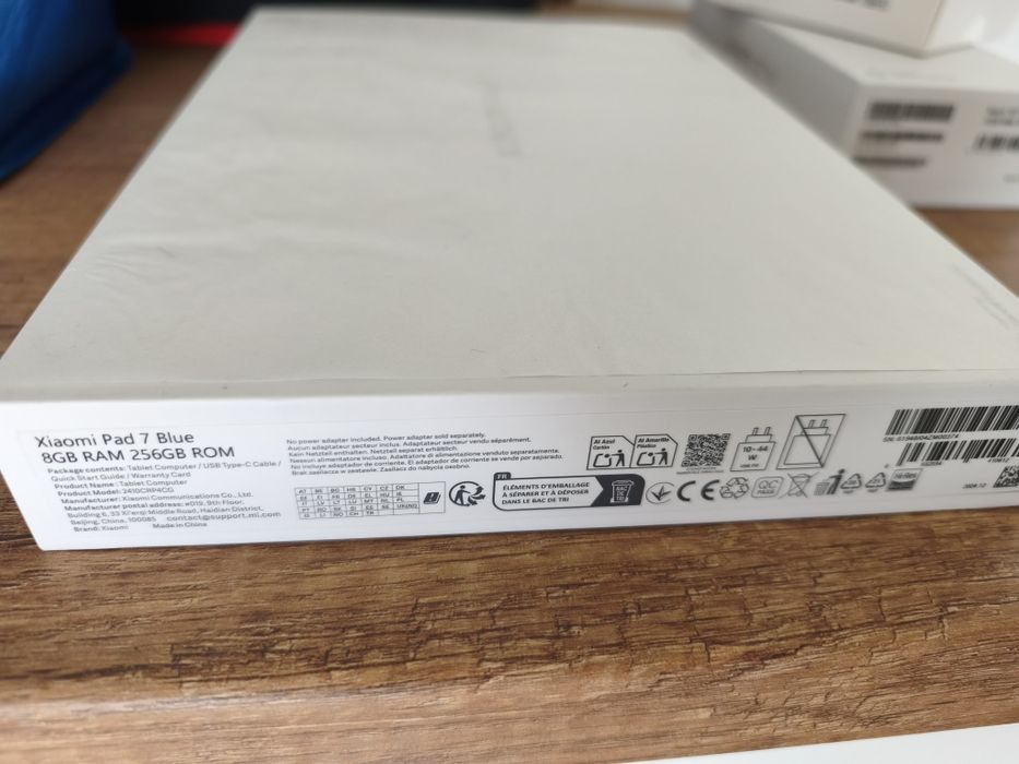 Таблет Xiaomi Pad 7,  8GB RAM, 256GB, Blue