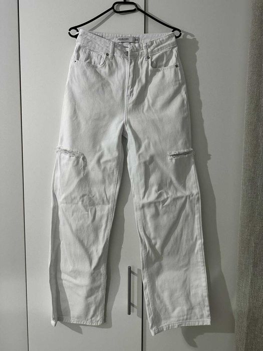 Blugi dama albi, marimea 36