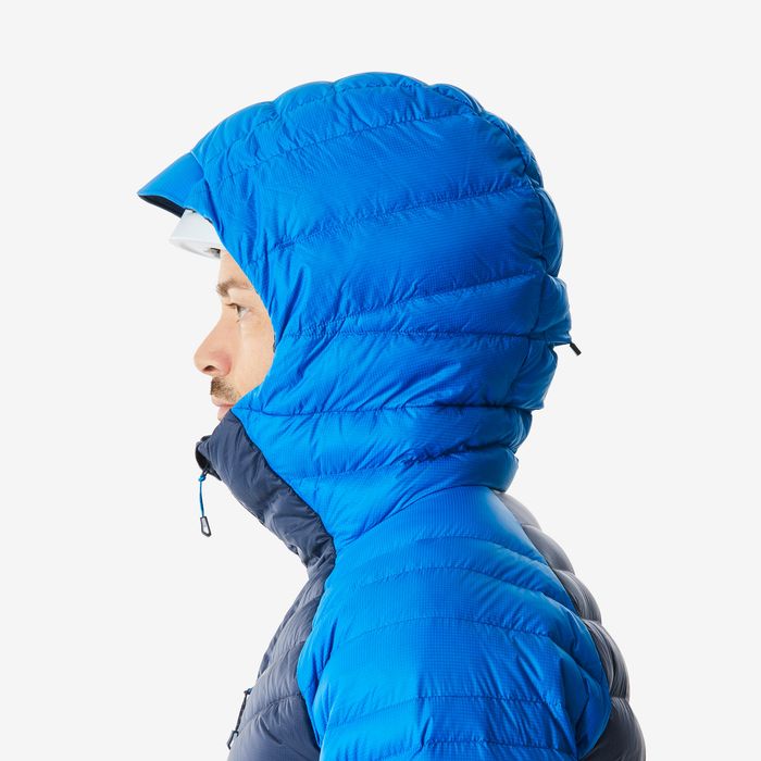 Geacă umplutură din puf Alpinism Albastru - produs resigilat Decathlon