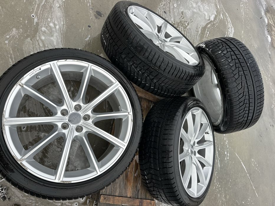 Jante originale Audi Sport 21” anvelope iarna A6 S line 4K0601025AA