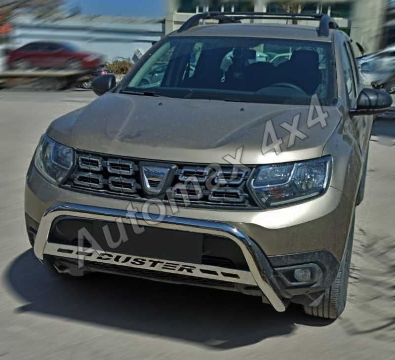 Bullbar inox personalizat Dacia Duster II 2018-prezent