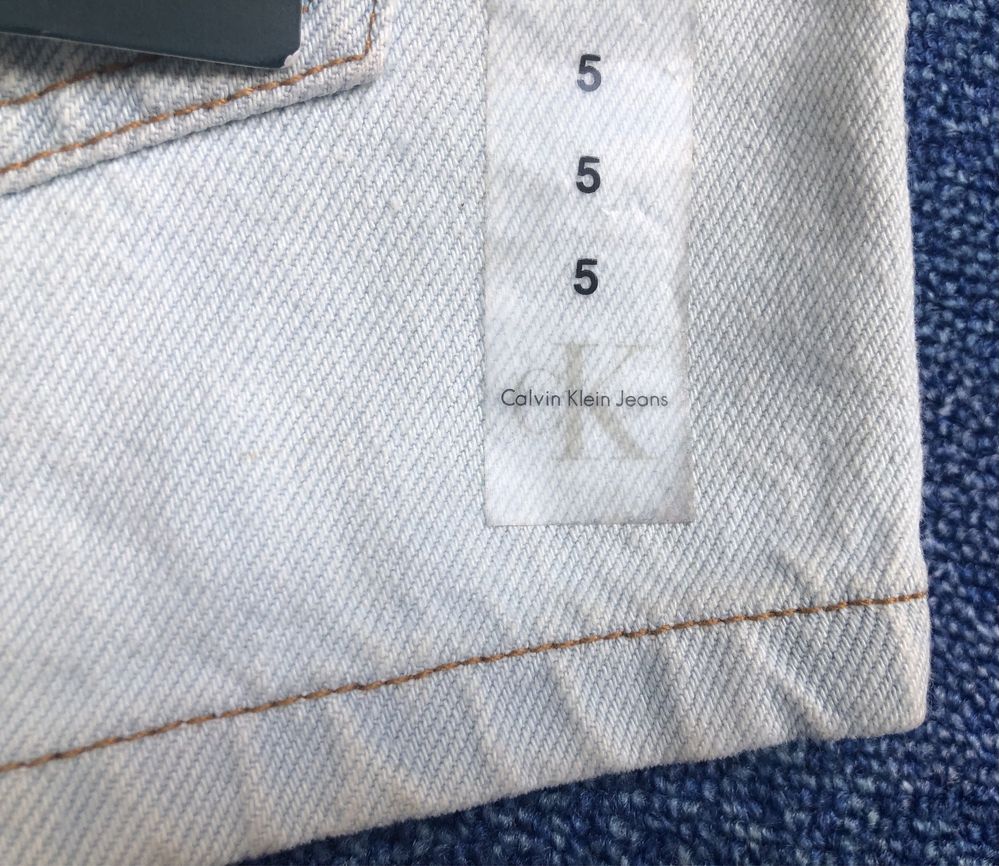 НОВИ Calvin Klein 3 inch Welt Pocket Shorts ОРИГИНАЛ дамски къси дънки