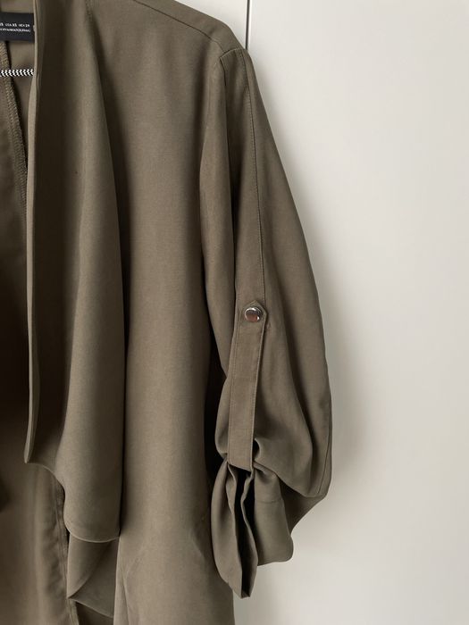 Sacou Zara verde kaki, mar S