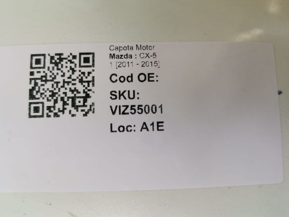 Capota Motor Mazda  CX-5 1 2011 2012 2013 2014 2015 Originala In Stare