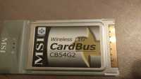 Cardbus Wireless MSI CB54G2 pt laptop