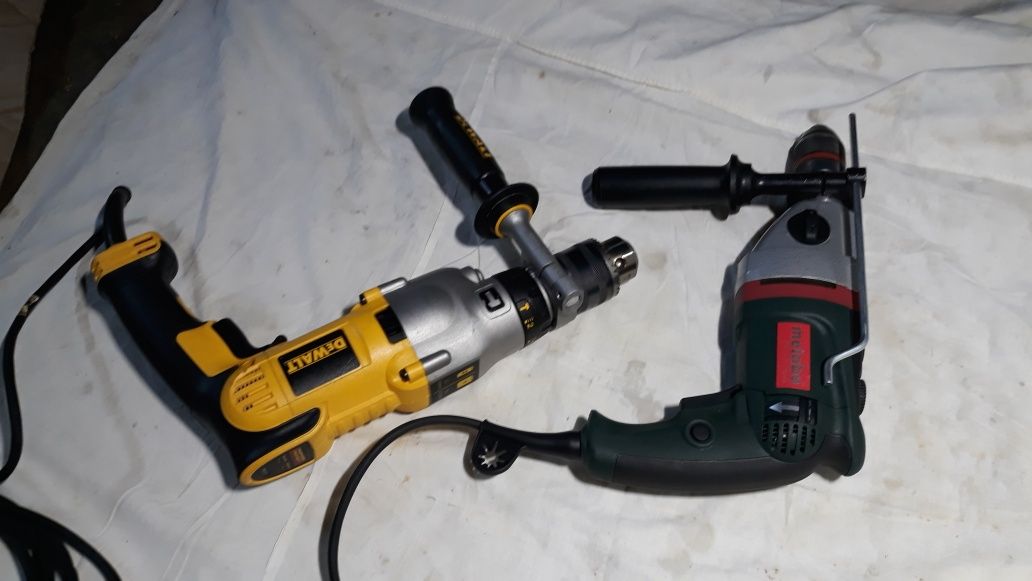 Dewalt  1300 W/ Metabo 850 W impuls  bormasina profesional