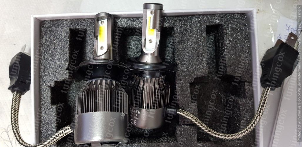 Bec Led H4 16000lm Lumina rece Puternica 6500k