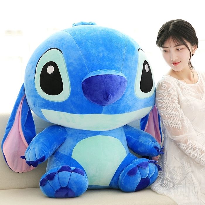 Jucarie de plus, Lilo & Stitch XL 45 cm, albastru, NOU