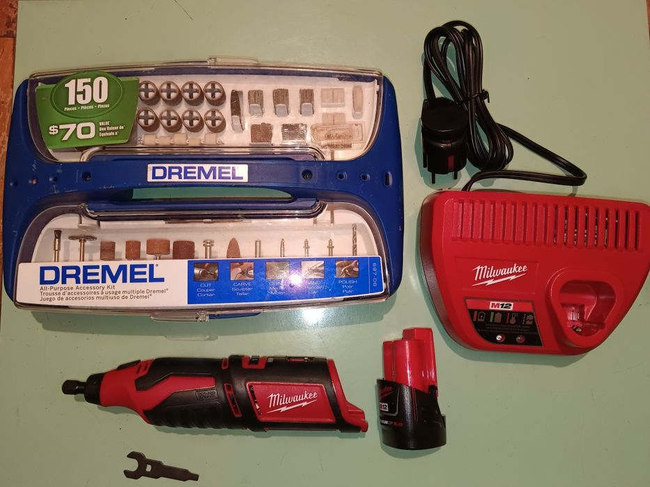 Обмен Оригинал Milwaukee m12 Гравёр Dremel бормашинка шлифовка мини др