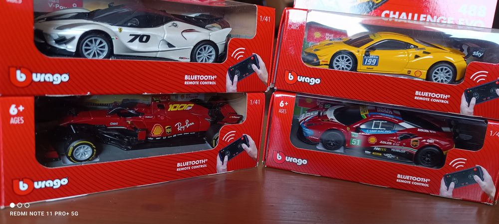 Колекция Ferrari Shell - Количките се управляват чрез bluetooth от тел