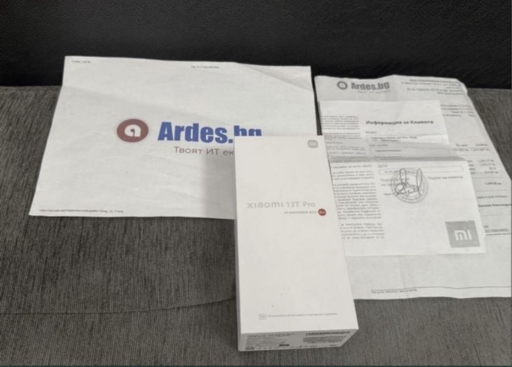 КАТО НОВ 1TB Xiaomi 13T Pro Гаранция Ardes до 2025 г. Blue