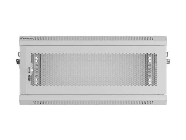Rack 19" Lanberg 4U 600X450 Gri , Usa Metalica Perforata (Pachet Plat)