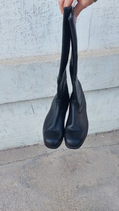 Хромовые сапоги советские