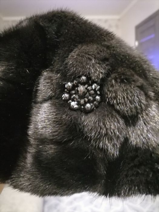 Норковый берет новый