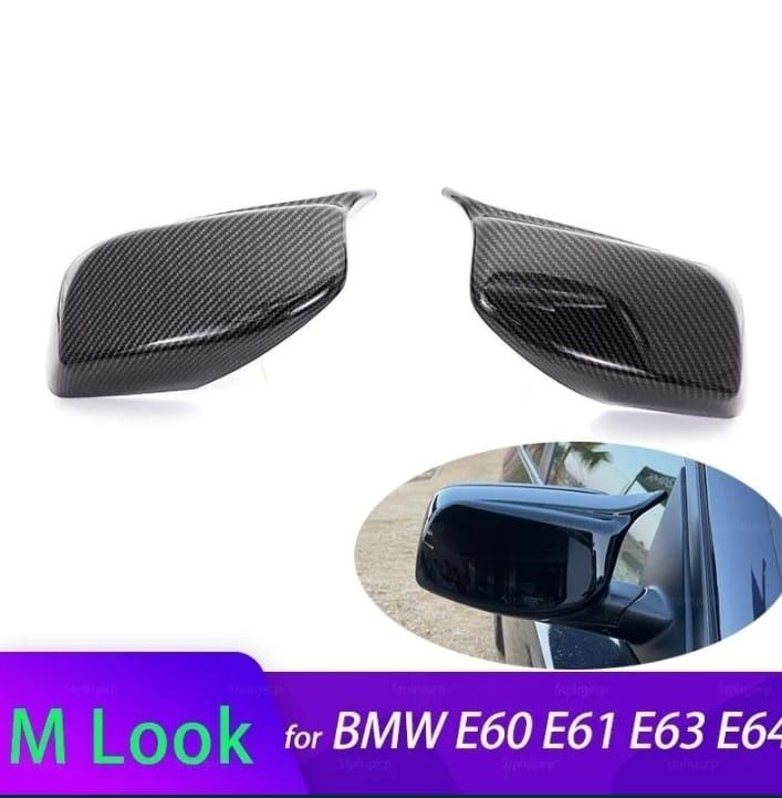 Capace oglinzi Carbon Bmw e60 M Style Bmw E60 Bmw E61 Bmw E63 E64 prin