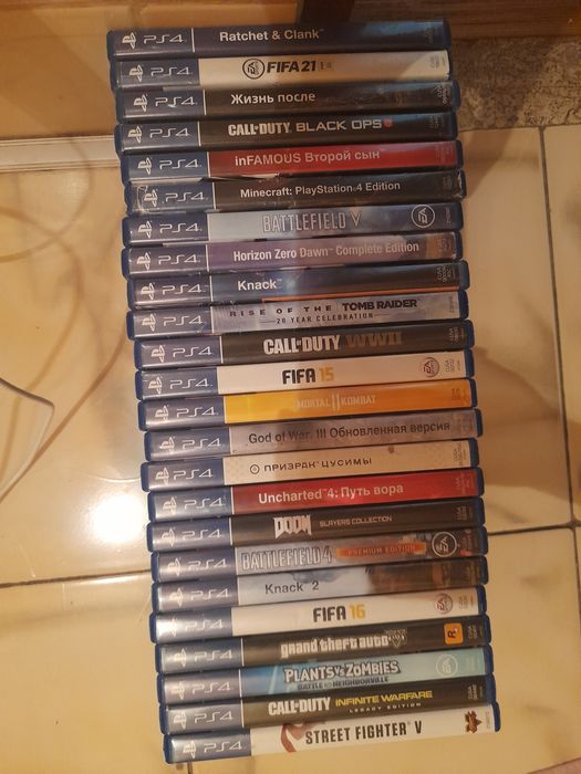 Комплект игр пс4 + PS4 PRO