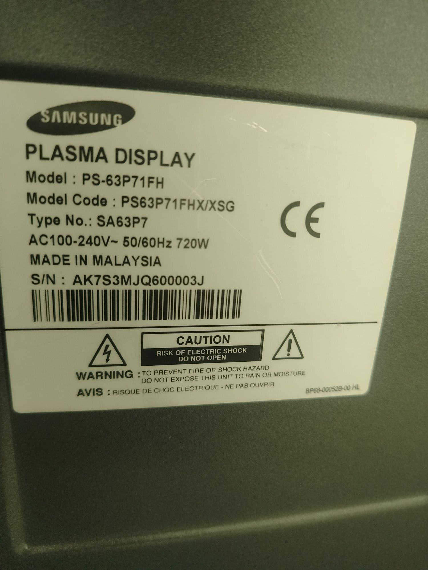 televizor 63 talik