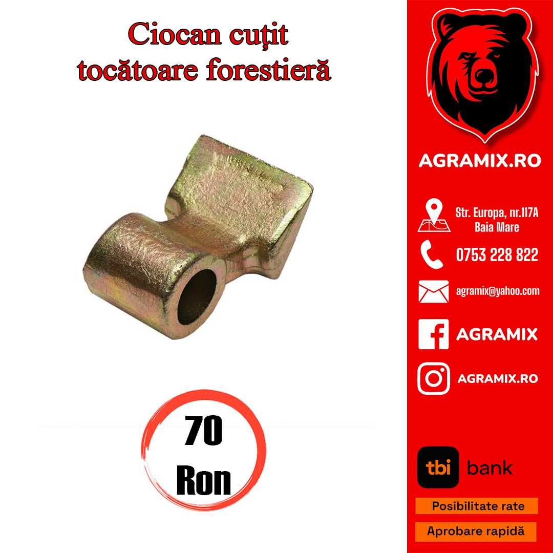 Cutit nou pentru despicatoare 37 T-22 T si ciocan tocatoare  Agramix