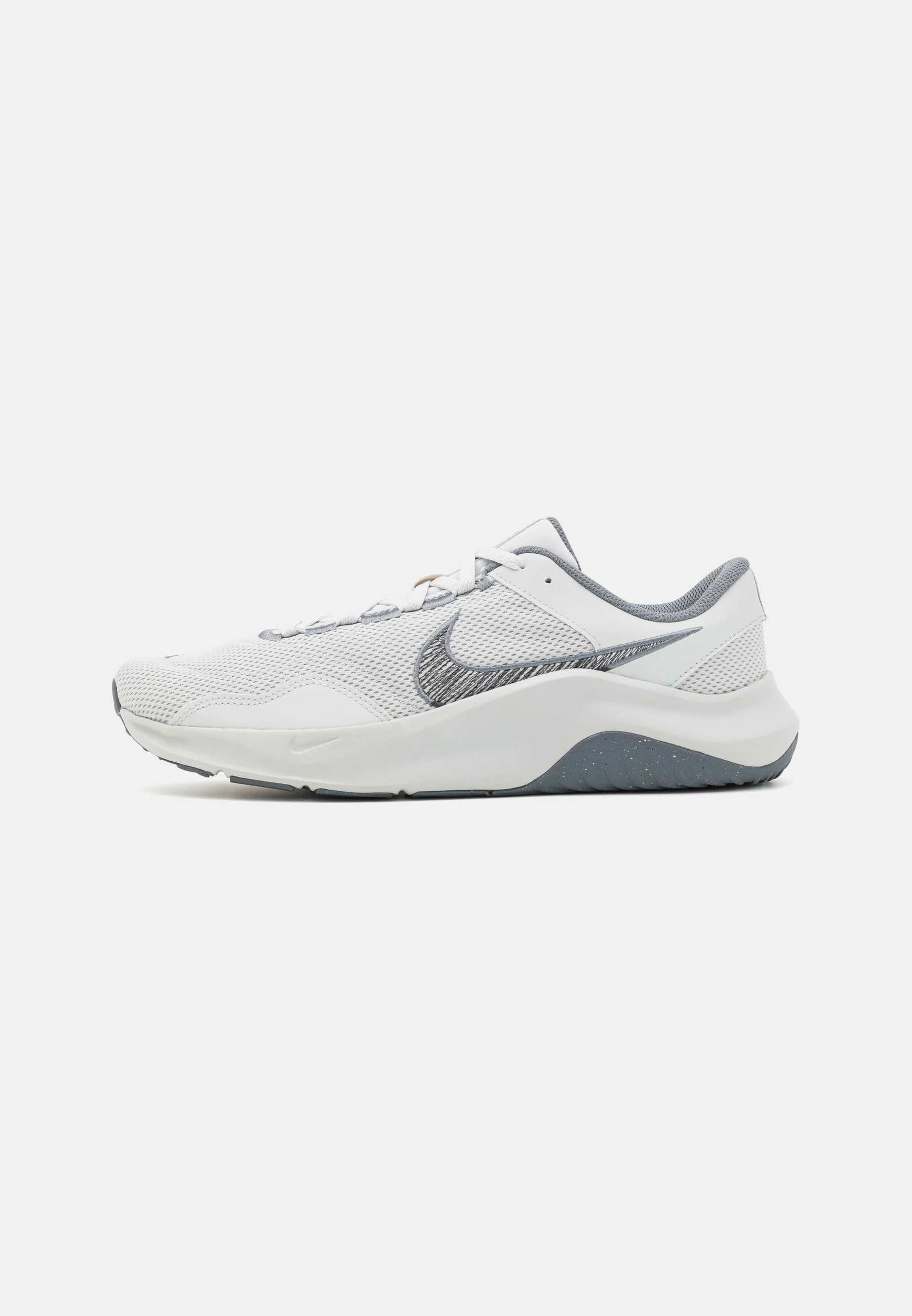 Nike Legend Essential 3 Mesh Training Shoes, Grey, Off White, 10