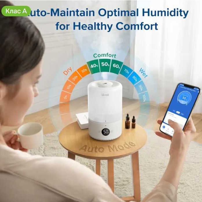 Овлажнител за въздух Levoit Smart Top-Fill