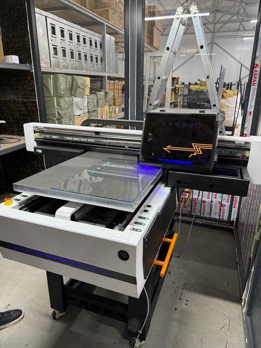Широкоформатный УФ принтер! Горизантальный принтер