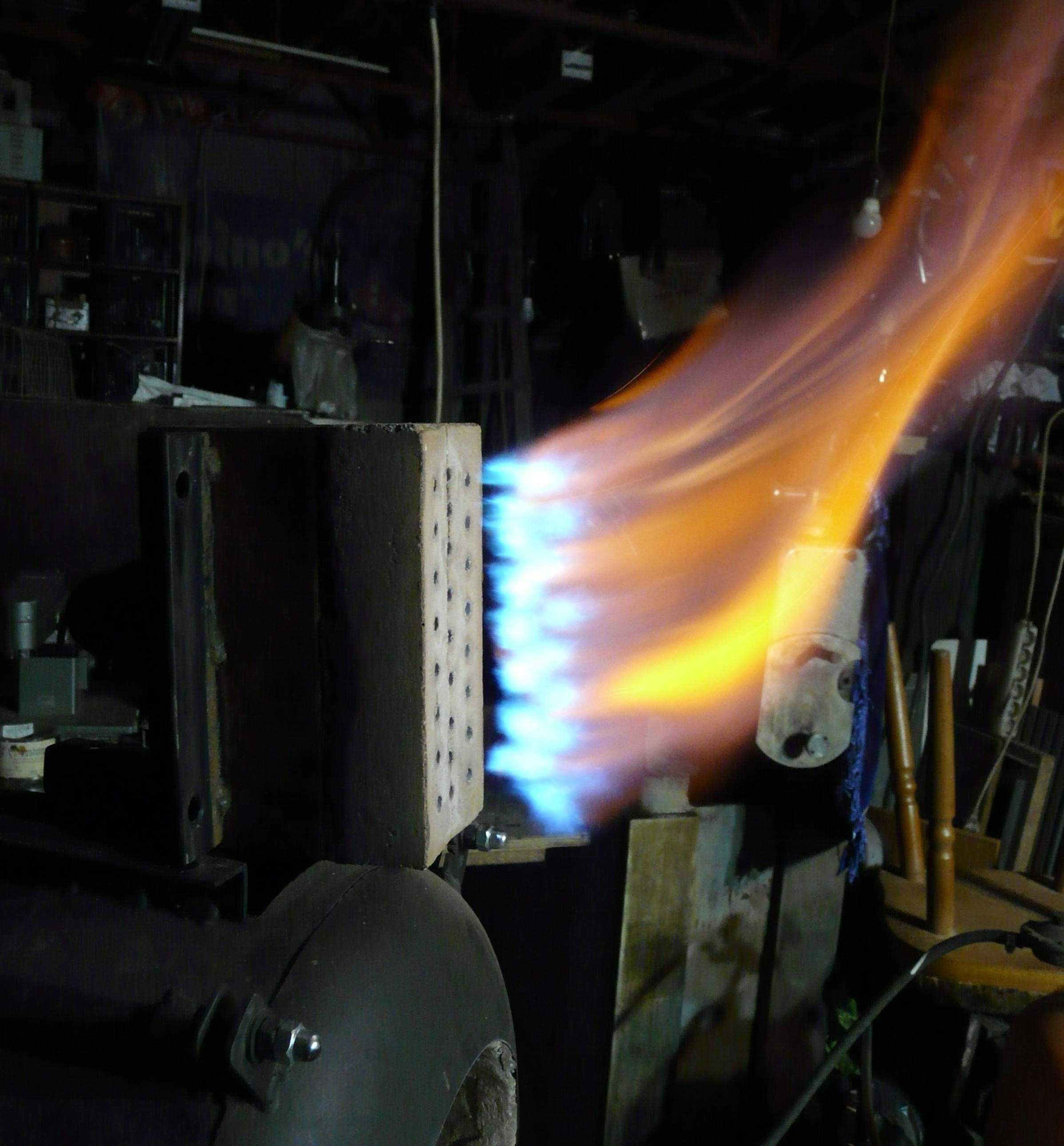 Arzator Forja  _ Forja  Profesionala _  Ribbon Burner Forge _ Damasc