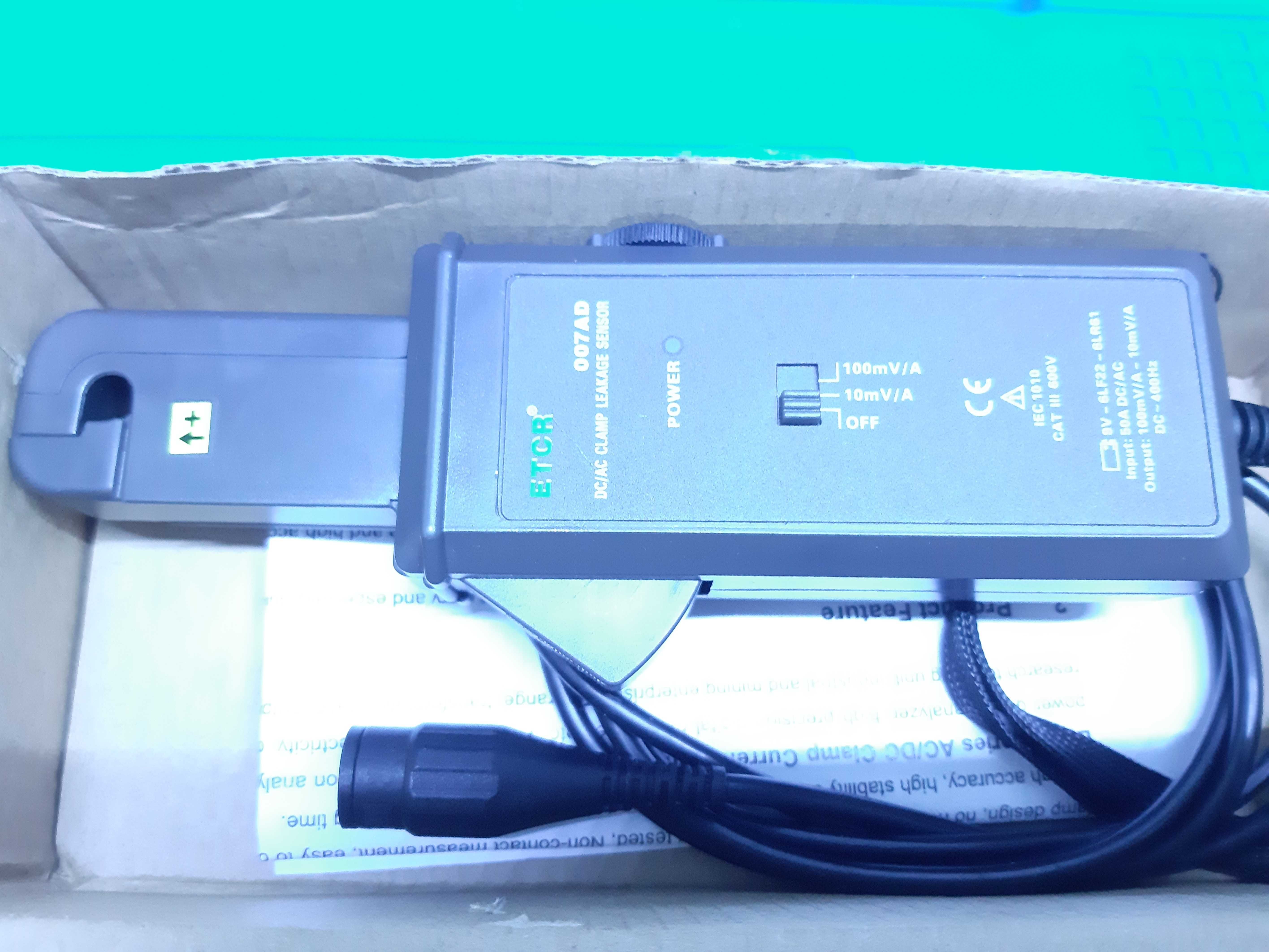 ETCR007AD AC/DC Clamp Leakage Current Sensor Probe