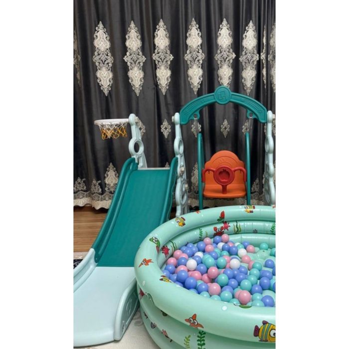 Игровой комплекс (горка, качеля, бассейн)