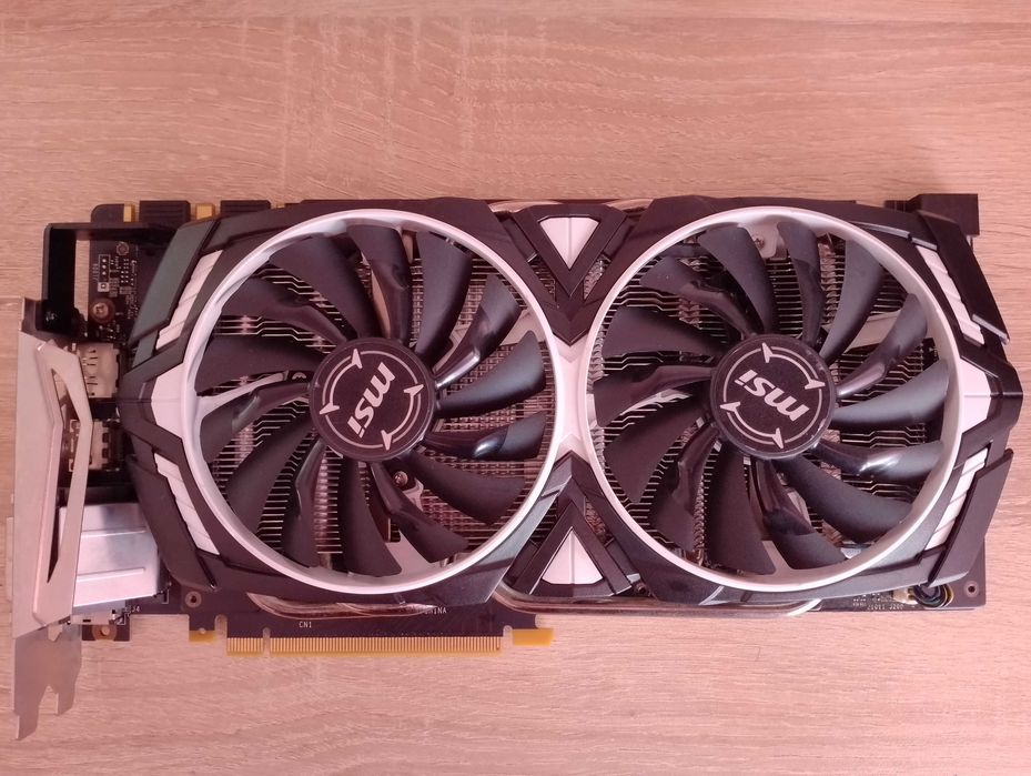 Видеокарта: MSI GTX1070 ARMOR - 8GB GDR5