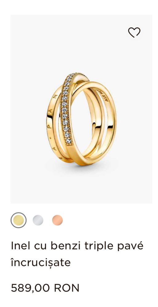 Inel Pandora aur 14k