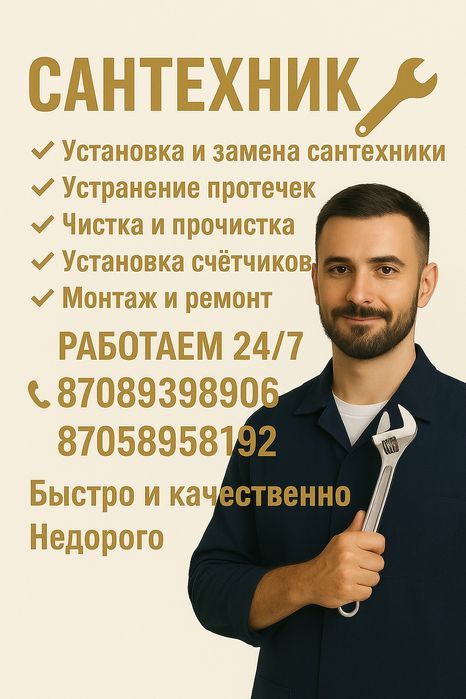 Услуги сантехника 24/7